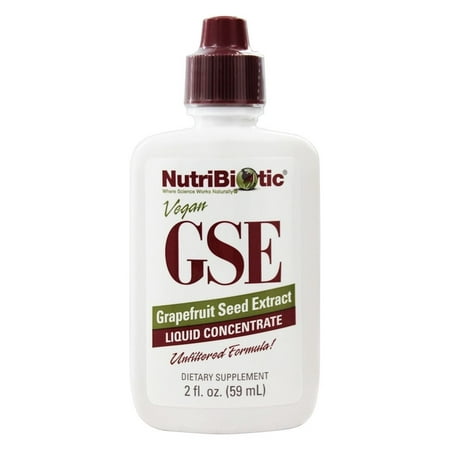 Guarana Liquid Extract - Nutribiotic - GSE - Grapefruit Seed Extract Liquid Concentrate - 2 oz.