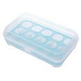 thumbnail image 2 of Stackable Storage Box With Lid Refrigerator Fresh-keeping Box Household Rack Tool, Metal Rolling Cart 2-Tier Design, Foldable Portable Kitchen Office, Large Capacity Food Preservation,, 2 of 8