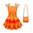 thumbnail image 1 of Disfraz de Cosplay de Disney para niñas, vestido de princesa de Halloween, gafas, pendientes, bolsa de cristal zhangmengya unisex, 1 of 2
