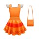 thumbnail image 1 of Disfraz de Cosplay de Disney para niñas, vestido de princesa de Halloween, gafas, pendientes, bolsa de cristal zhangmengya unisex, 1 of 2