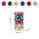 thumbnail image 3 of Juego de 24 Bolas Navideñas de Plástico Irrompible de 3 Cm, Surtidas, En 6 Colores: Rojo, Azul, Verde, Dorado y Plateado | Decoraciones Duraderas para Árboles de Navidad | Versátil para Usar Como Gui, 3 of 5