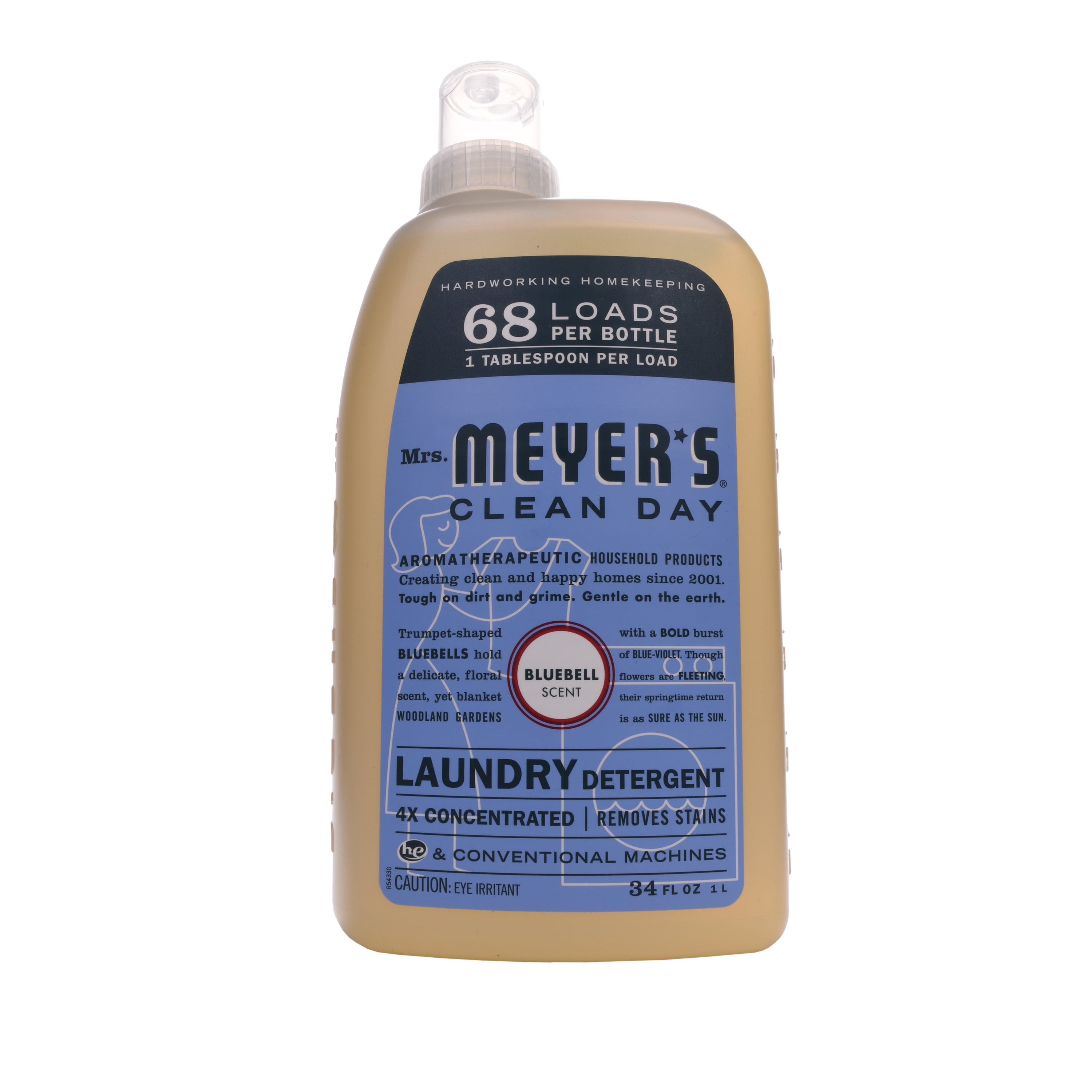 Mrs. Meyer´s Clean Day Laundry Detergent Concentrated, Bluebell, 34 fl