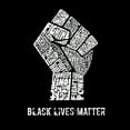 thumbnail image 2 of LA Pop Art Men's Word Art T-shirt - Black Lives Matter, 2 of 2