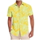 thumbnail image 1 of Mens Casual Manga Corta Botón Abajo Camisas Impresas Botón de Bolsillo Cuello Turndown Blusa Camisa para Verano Al Aire Libre Casual Diario, 1 of 6