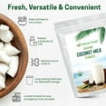 thumbnail image 4 of Z Natural Foods Organic Coconut Milk Powder - All-Natural Vegan Dairy-Free Alternative with MCTs - Unsweetened Coconut Creamer for Coffee & Smoothies - Gluten-Free, Non-GMO, 1 lb, 4 of 8