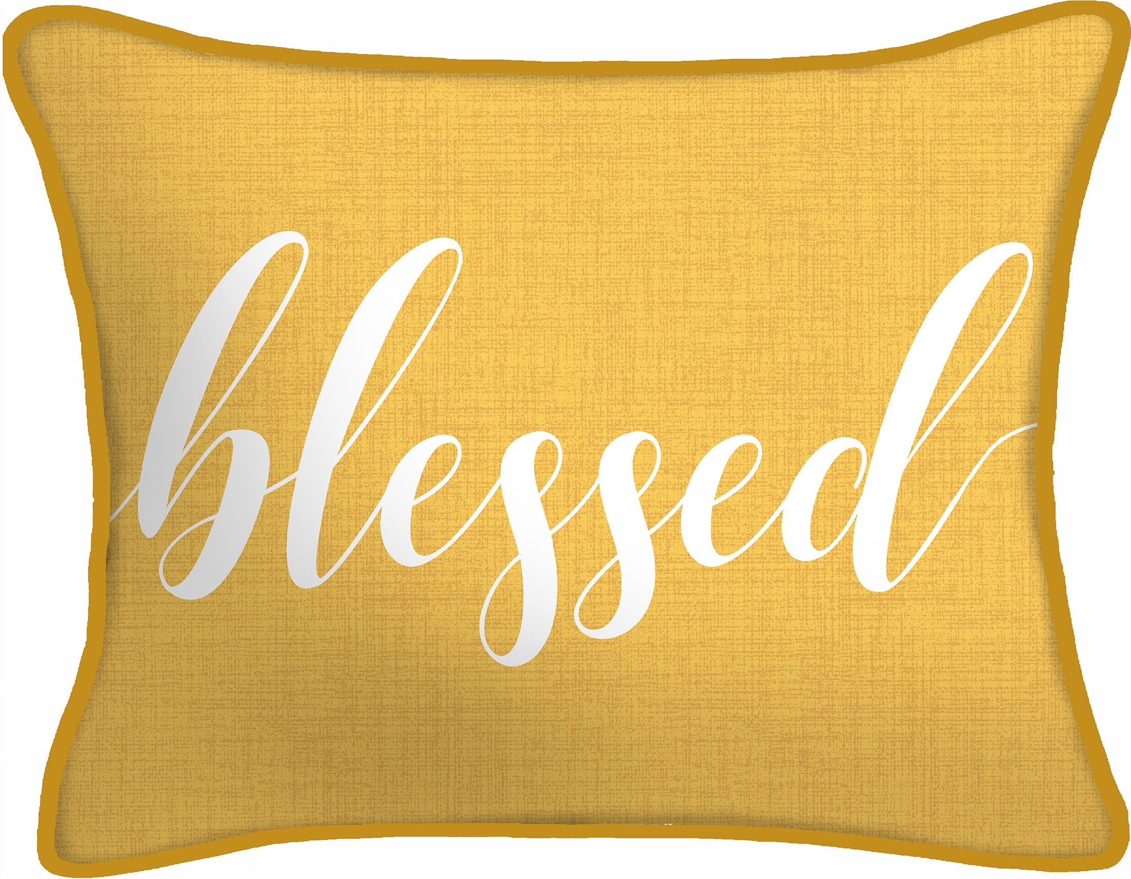 Mainstays 16" x 12" Reversible Outdoor Harvest Blessed Throw Pillow