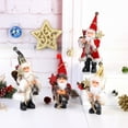 thumbnail image 4 of 1/3Pcs Christmas Ornaments Standing Plush Santa Claus Doll Xmas Holiday Party Home Decorations, 4 of 5