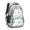 White Cartoon Dinosaurs, variant on White Dinosaurs Flowers Plants Pattern Cute School Backpack Bag with Padded Back and Adjustable Shoulder Straps 16.9 X 12.6 X 5.9 Inches