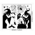 thumbnail image 3 of HomeKingdee Halloween Window Cling Sticker Scary Spooky Monster Silhouette Halloween Window Stickers Decals for Home Indoor Outdoor Office Party Decoration, 3 of 7