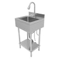 thumbnail image 4 of 22"Restaurant Kitchen Sink,Stainless Steel Sink,Free Standing Commercial Kitchen, 4 of 20