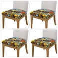 thumbnail image 2 of KLL Different Construction Site Vehicles Pattern Seat Covers for Dining Room Chairs,Washable Chair Seat Chair Covers Seat Protector-Four Pieces, 2 of 7