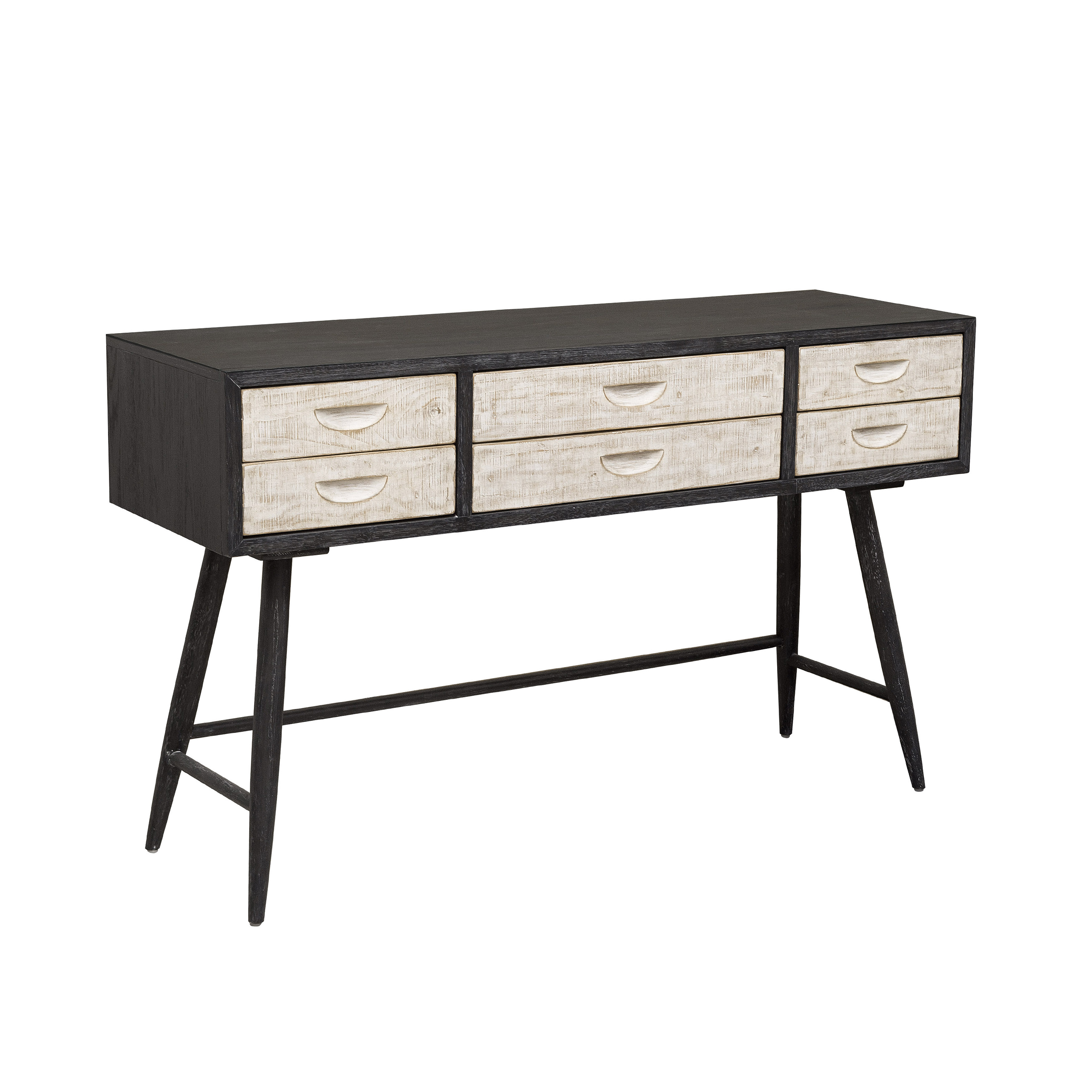 Home Fare Modern Sideboard Buffed Server Two Tone with White