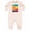 Natural Heather, variant on Stock Broker Eat Sleep Invest Repeat Baby Fleece Romper
