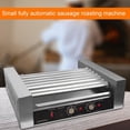 thumbnail image 4 of WZTO Electric Hot Dog Roller Grill Cooker Machine For 18 Hot Dogs Sausage Roller Rack 1200W Portable Commercial Stainless Steel BBQ Accessories 110V Barbecue Picnic realistic, 4 of 9