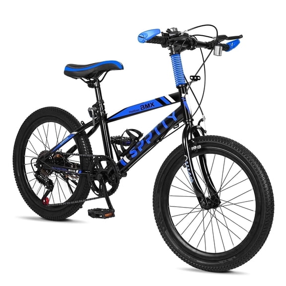 20-24 inch Bike,6-Speed Mountain Bike for Men Women Boys Girls,Comfort Saddle,Blue