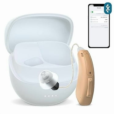 AuyeeSnc Ric Digital Over-the-Counter Rechargeable Premium Hearing Aids for Seniors & Adults, Right Side