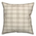 thumbnail image 2 of Creative Products Gray Plaid 18 x 18 Spun Poly Pillow, 2 of 3
