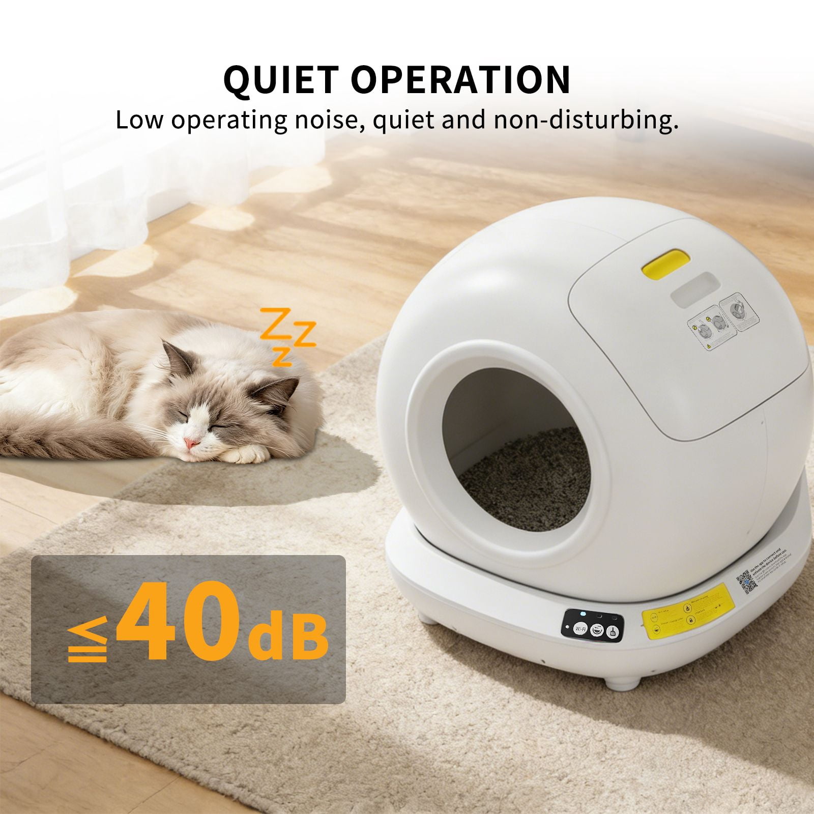 SelfCleaning Cat Litter Box Fully Enclosed Automatic Stainless Steel Extra Large Smart Pet Toilet