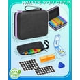 thumbnail image 2 of Monthly Pill Organizer 3 Times a Days, Medicine Organizer Box with Portable Hard Shell and Pill Cutter, 31 Day Pill Box with Monthly and Weekly Sticker, 2 of 8