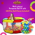 thumbnail image 2 of Carpa de juego para niños con 100 bolas para interiores y exteriores, 2 of 6
