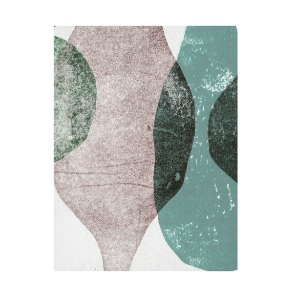 Canvas Wall Art - Pernille Folcarelli 'Vases 2 Teal' Wall Art for Living Room, Bedroom, or Office Décor by Trademark Fine Art - 14 x 19 Inches