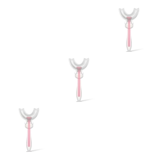 Naiovety Cepillo de de silicona para bebés en forma de U de doble cara para niños mordedores de manijas limpieza de mano niños Type7 NO7 Naiovety CBP161975