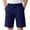 Dark Blue, variant on Kids Boys Girls Elastic Waistband Cargo Shorts Pull on Jogger School Stretch Chino Twill Shorts with Boy Shorts Kids Flute Shorts Youth Flag Football Shorts Shorts for Basketball Girls