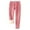 Pink, variant on Admvng Joggers for Women Warm Leisure Trousers Thermal Fleece Lining Sweatpants Winter High Waist Drawstring Thickened Outdoor Sports Pants, Size S-2XL