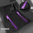 thumbnail image 2 of Tapetes para auto CAR PASS de goma impermeable de alta resistencia, 4 piezas, 2 of 9
