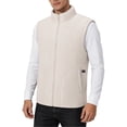 thumbnail image 2 of qafoshin Electric Heated Vest Tops for Men Outdoor Winter Warm Fleece-lined Heated Jacket with 10 Adjustable Heat Zones, 2 of 8
