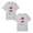 Gray, variant on 100% Cotton Double Sided Graphic T-Shirt for Men, Retro 3 Boxer Vintage Sports Fighter Print Short Sleeve Casual White Tee 2XL