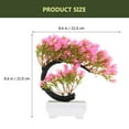 thumbnail image 2 of unbranded Decorativo Bonsái Artificial Color Rosa Para De Hogar Y Oficina, 2 of 6