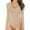 F-61Beige484, variant on Womens Crew Neck Long Sleeve Bodysuit Comfortable Slim Body Suits Women Onesie Soft Female Solid Color Dailywear