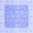 thumbnail image 1 of Ahgly Company Indoor Square Oriental Blue Traditional Area Rugs, 8' Square, 1 of 4