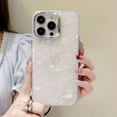 thumbnail image 2 of Compatible with iPhone Case,Glitter Matte Colorful Pearly Shell Pattern [Compatible with Wireless Charging] Full Body Protection Soft Shockproof Cover Phone Case (White,iPhone 15 Pro Max), 2 of 6