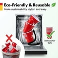 thumbnail image 3 of Red Cup Living 2oz Plastic Shot Glass Necklace, Reusable with Lanyard, Red, Set of 1, 3 of 11