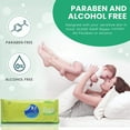 thumbnail image 4 of Glider Bed Bath Wipes, Enriched with Aloe Vera and Vitamin E (Pack of 9 (90 Wipes), 4 of 4