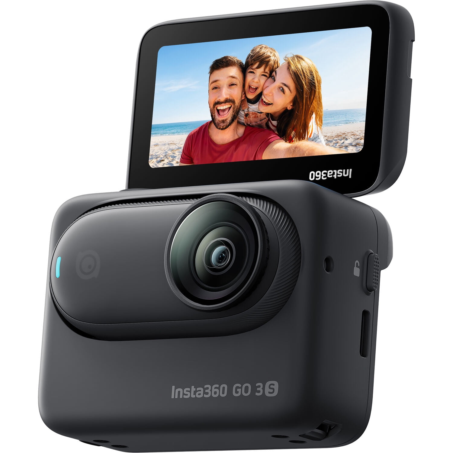 Insta360 GO 3S - 128 GB Black 4K Camera + Insta360 GO 3S Action Mount Set + 50-in-1 Accessory Kit + Travel Case