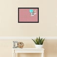 thumbnail image 3 of PinPix 20x14 Custom Cork Bulletin Board  Poster Board Has a Fabric Style Canvas Finish, Framed in Retro Patterns, by ArtToFrames (PinPix-237), 3 of 5