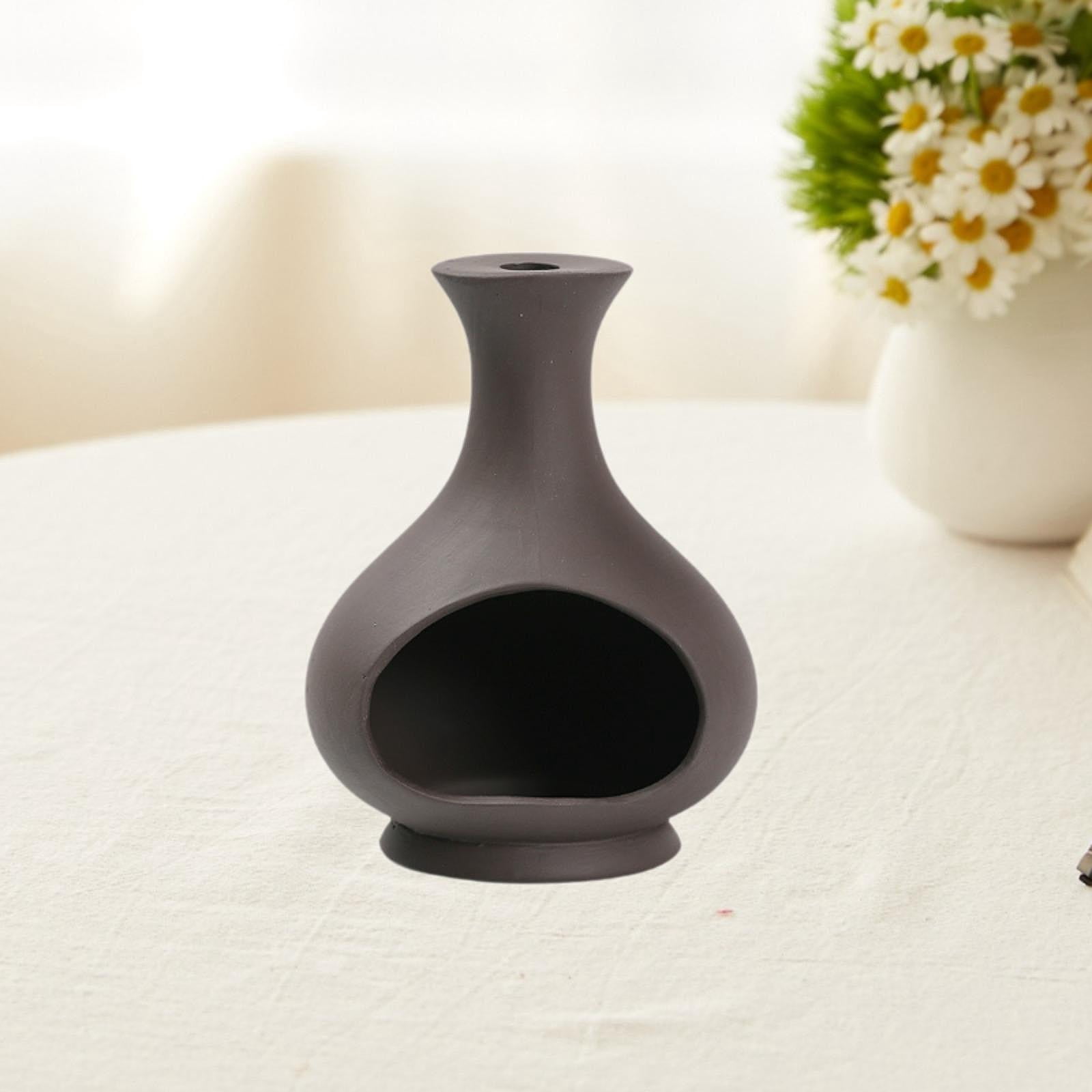 Zxpjkyu Palo Santo Holder Incense Burner Housewarming Gift Home Fragrance Desk Porcelain Bottle Shaped