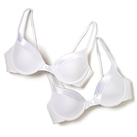 Vassarette - Girls' Tuxedo Underwire Bras, 2-Pack