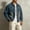 Navy, variant on Mens Denim Jackets Relaxed Fit Trucker Oversized Jean Chest Pockets Classic Comfy Button(White,M)