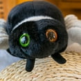 thumbnail image 2 of Hzrsly 8"x12" Big-Eyed Spider Plush Doll - Adorable and Unique Plush Toy for Kids and Adults - Perfect Gift for Spider Lovers and Collectors(Gray), 2 of 9