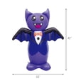 thumbnail image 6 of Blow-Up Vampire Bat Yard Inflatable, Black and Purple, 3.5', Halloween by Way To Celebrate, 6 of 6