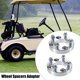 thumbnail image 2 of Adaptador de espaciadores de rueda de 1 pulgada, patrón de perno de 4,06 pulgadas, orificio central de 2,44 pulgadas, espaciador de rueda de tamaño de pernos de 10,9 para ATV, carros de golf de coche, negro, 2 uds. Unique Bargains adaptadores y espaciadores de ruedas automotrices, 2 of 7