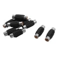 thumbnail image 1 of Unique Bargains Audio Video Cable Wire RCA Female to Female Connector Coupler Jack Adapter 10pcs, 1 of 1