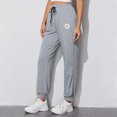 thumbnail image 1 of Pntutb Mujeres Color Sólido Fácil Cintura Alta Tiempo Libre Suéter Pantalones Hip Hop Pantalones Pntutb Pntutb-723, 1 of 7