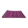 thumbnail image 2 of Ahgly Company Indoor Square Oriental Purple Industrial Area Rugs, 4' Square, 2 of 4