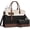L-Black-white-brown-up, variant on LOVEVOOK Laptop Tote Bag for Women,Leather Work Bag, Waterproof Business Teacher Bag,Large Computer Handbag Purse Briefcase,Office Gifts for Women