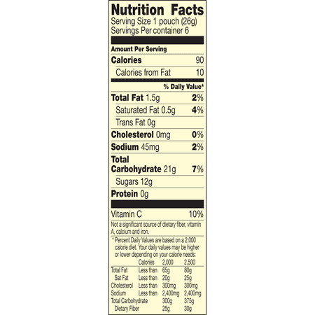 Fruit Gushers Mood Morphers Fruit Flavored Snacks Pouches, 0.9 Oz. 6 Count
